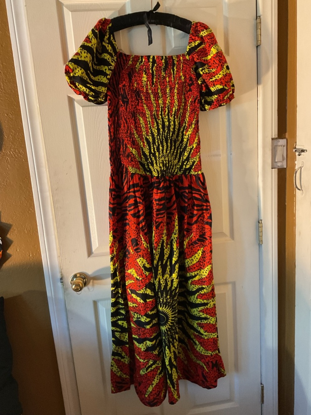 Women’s African Elastic Upper/ Slit Dress size O/S